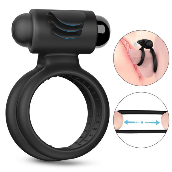 Double-layer delay lock ring, longer-lasting, impacts & stimulates, Asian-style small size - Image 2