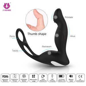 locking ring,Strong vibration force, soft and bendable at the tip, unisex
