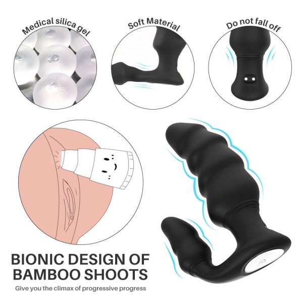 Triple stimulation vibrating wand, unisex, step-like design for increased pleasure - Image 3