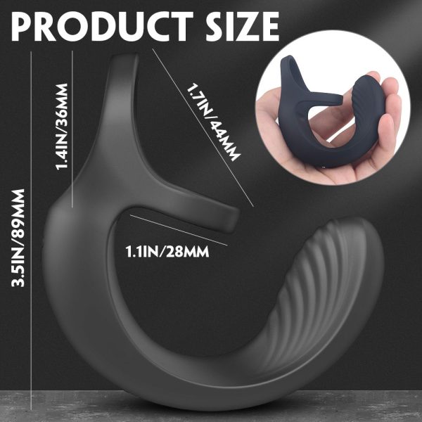 locking ring, stimulating men, with low vibration force, giving a feeling of crispy and numb - Image 3