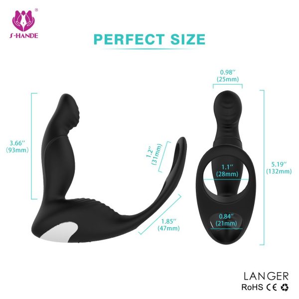 locking ring,Strong vibration force, soft and bendable at the tip, unisex - Image 2