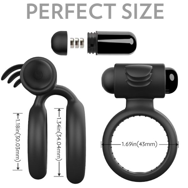 Double-layer delay lock ring, longer-lasting, impacts & stimulates, Asian-style small size - Image 3